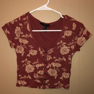 Floral Crop Top